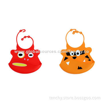 Silicone Toddler Bibs, Customized Colors AcceptedNew